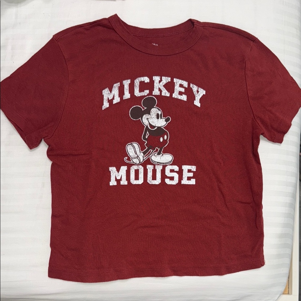 Disney Mickey Mouse Tee - Maroon